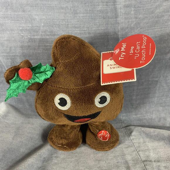Singing Christmas Poop Emoji U Can’t Touch This Dancing Dandee -  Not Working - Picture 1 of 10